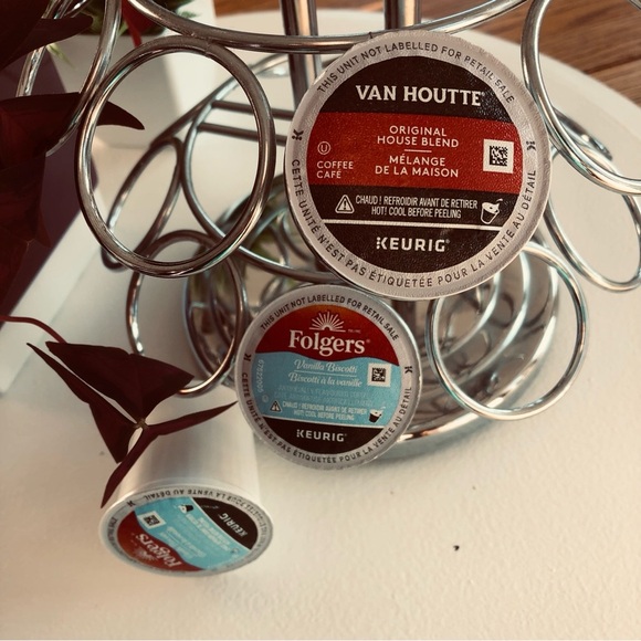 Chrome Plated  Keurig K Cup Coffee Pod Holder, 27, Spinning Carousel - Picture 10 of 11